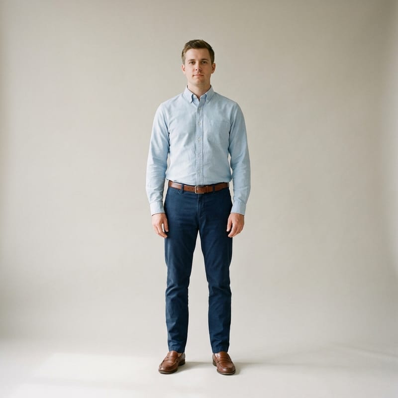 Button-down and chinos