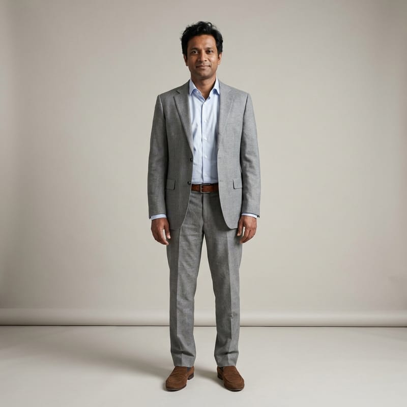Light grey suit