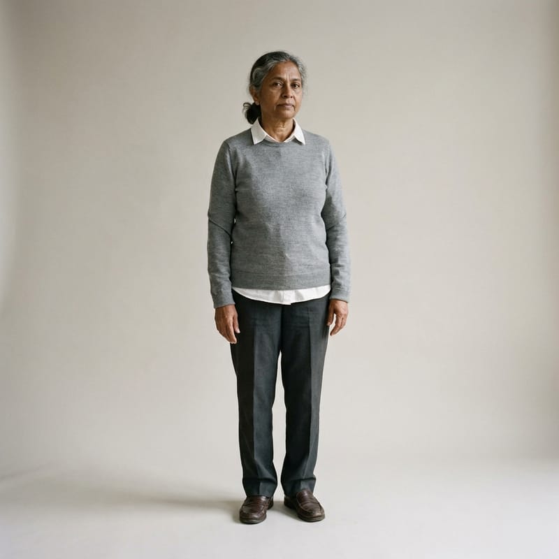 Sweater and trousers